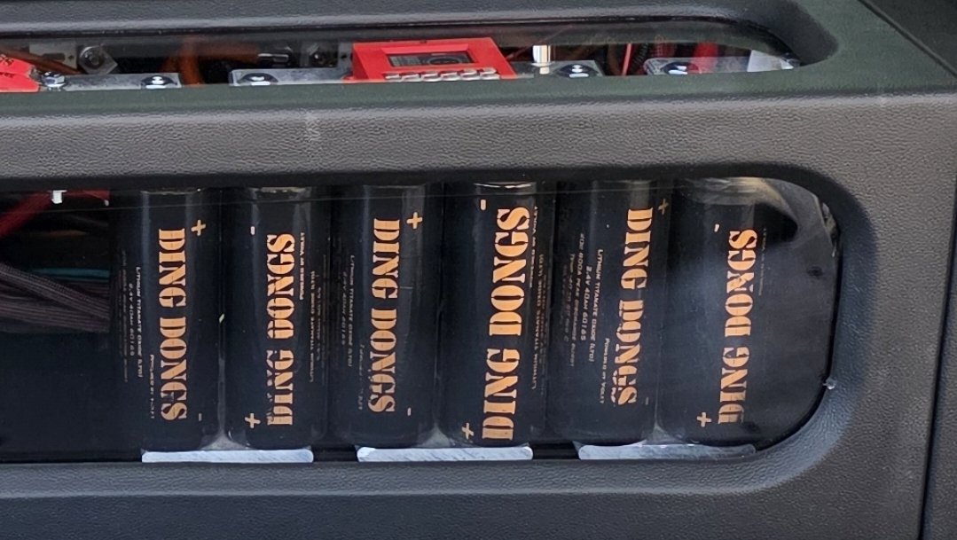 Ding Dongs 40ah LTO Lithium Bank 12.0v to 14.5v 5S 800A
