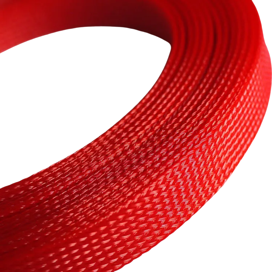 Expandable Sleeving red 16mm Per Metre